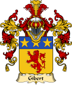 French Family Coat of Arms (v.25) Gibert