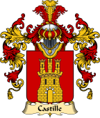 French Family Coat of Arms (v.25) Castille