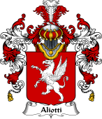 Italian Family Coat of Arms (v.25b) Aliotti