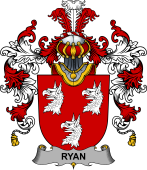 Irish Family Coat of Arms (v.25b) Ryan or O'Mulrian