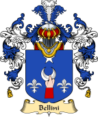 Italian Family Coat of Arms (v.25a) Bellini