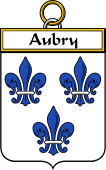 French Family Coat of Arms (v.25) Aubry