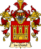 French Family Coat of Arms (v.25) Châtel (du)