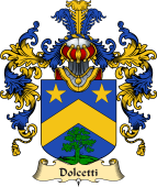 Italian Family Coat of Arms (v.25a) Dolcetti