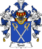 Italian Family Coat of Arms (v.25b) Tonti