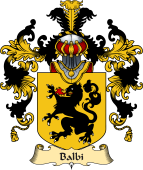 Italian Family Coat of Arms (v.25a) Balbi