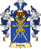 French Family Coat of Arms (v.25) Lamy