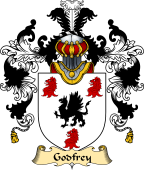 Irish Family Coat of Arms (v.25a) Godfrey or MacGoffrey