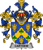 Irish Family Coat of Arms (v.25b) Carthew