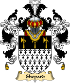 English Family Coat of Arms (v.25) Shepard