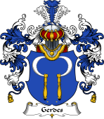 German Wappen Coat of Arms (v.25) Gerdes