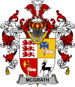 Irish Family Coat of Arms (v.25b) McGrath or McGraw
