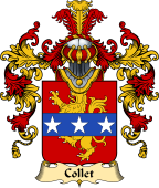 French Family Coat of Arms (v.25) Collet