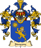 Italian Family Coat of Arms (v.25a) Simeone