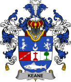 Irish Family Coat of Arms (v.25b) Keane or O'Cahan