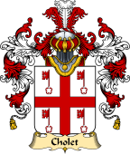French Family Coat of Arms (v.25) Cholet