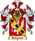 French Family Coat of Arms (v.25) Court ( de la)