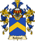French Family Coat of Arms (v.25) Robinet