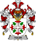 Irish Family Coat of Arms (v.25b) Toler or Toller