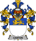 Irish Family Coat of Arms (v.25b) Canton