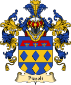 Italian Family Coat of Arms (v.25a) Pizzoli