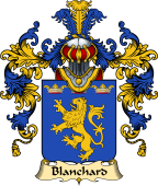 French Family Coat of Arms (v.25) Blanchard
