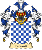 Italian Family Coat of Arms (v.25a) Ferranti