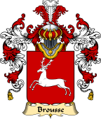 French Family Coat of Arms (v.25) Brousse