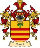 Italian Family Coat of Arms (v.25a) Tempi