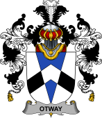 Irish Family Coat of Arms (v.25b) Otway