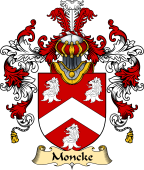 Irish Family Coat of Arms (v.25a) Moncke or Monks