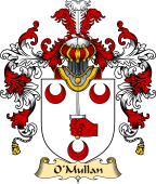 Irish Family Coat of Arms (v.25a) O'Mullan or Mullen