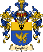 Italian Family Coat of Arms (v.25a) Borghese