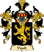 French Family Coat of Arms (v.25) Viault