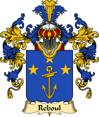 French Family Coat of Arms (v.25) Reboul