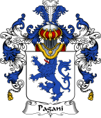 Italian Family Coat of Arms (v.25b) Pagani