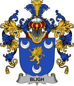 Irish Family Coat of Arms (v.25b) Bligh