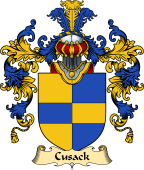 Irish Family Coat of Arms (v.25a) Cusack