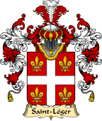 French Family Coat of Arms (v.25) Saint-Léger
