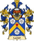 French Family Coat of Arms (v.25) Laniel