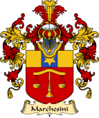 Italian Family Coat of Arms (v.25a) Marchesini