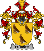 Irish Family Coat of Arms (v.25b) Falkiner