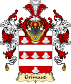 French Family Coat of Arms (v.25) Grimaud