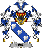 Irish Family Coat of Arms (v.25b) Bernard