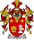 Irish Family Coat of Arms (v.25b) Friel or O'Friel
