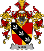 Irish Family Coat of Arms (v.25b) Ivers