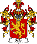 Italian Family Coat of Arms (v.25b) Gallo