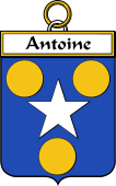 French Family Coat of Arms (v.25) Antoine
