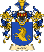 Italian Family Coat of Arms (v.25a) Monte