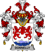 Irish Family Coat of Arms (v.25b) Donnelly or O'Donnelly